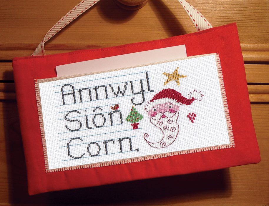 Annwyl Siôn Corn cross stitch chart