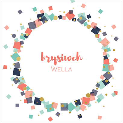 Get well soon card 'Brysiwch wella'