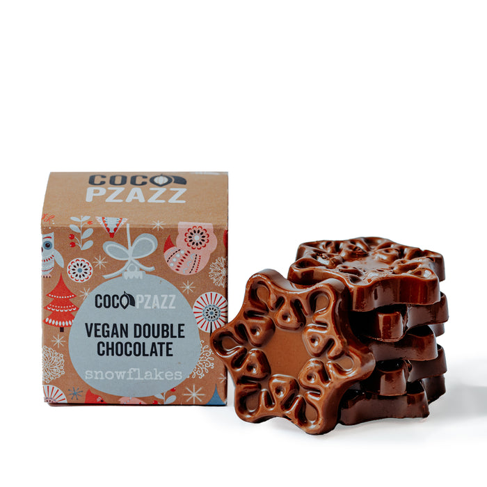 Welsh Vegan Double Chocolate Snowflakes 96g