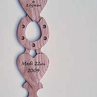 Two Hearts and Horseshoe Lovespoon