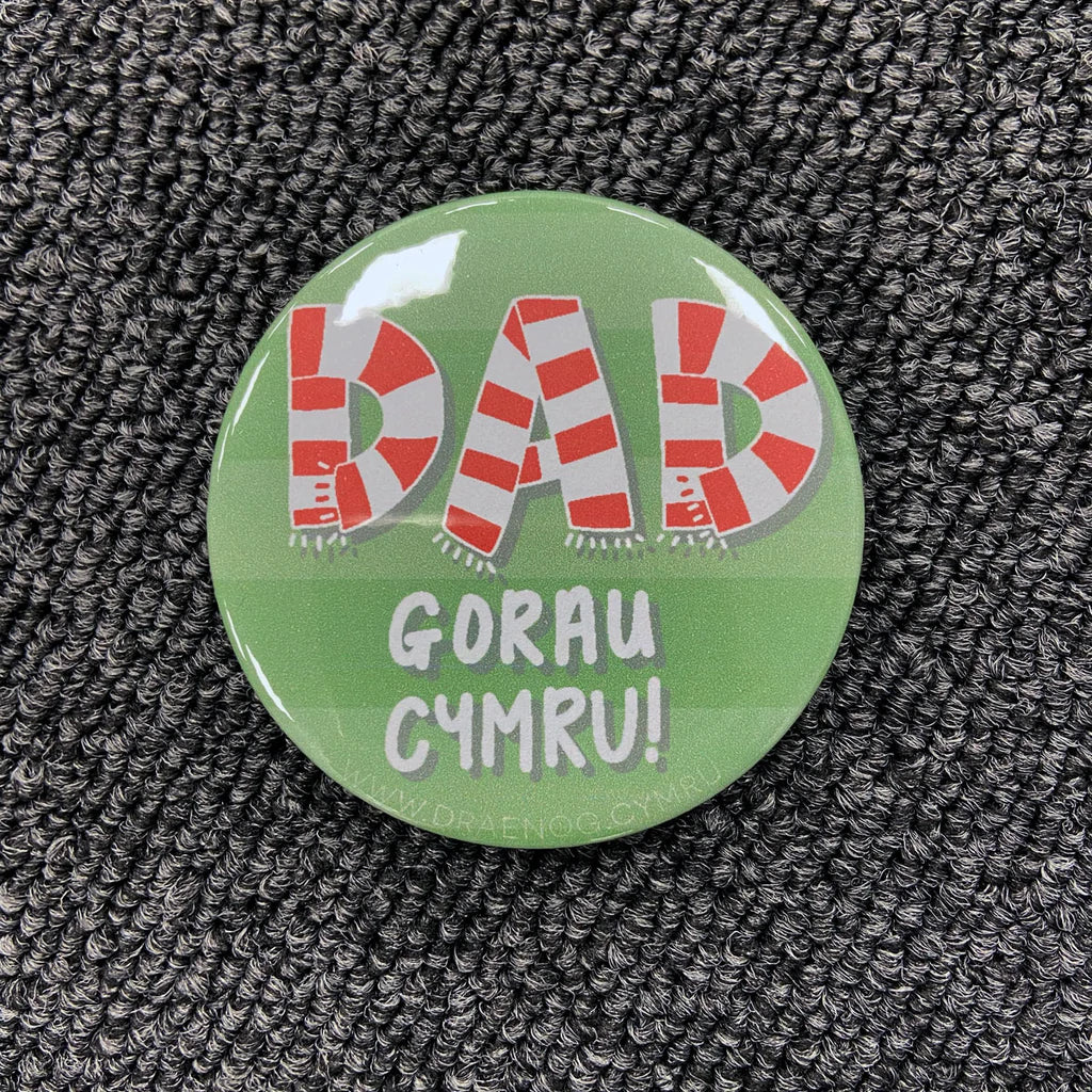 Best dad in Wales badge &