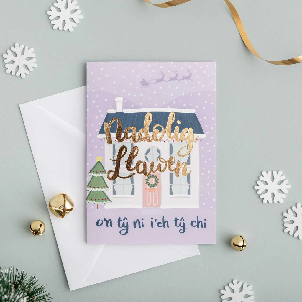 Welsh Christmas card &