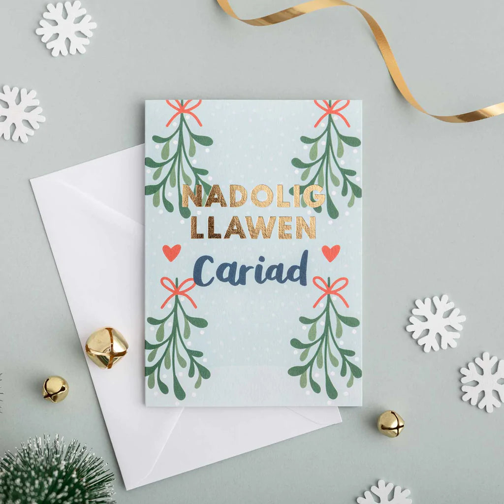 Welsh Christmas card &