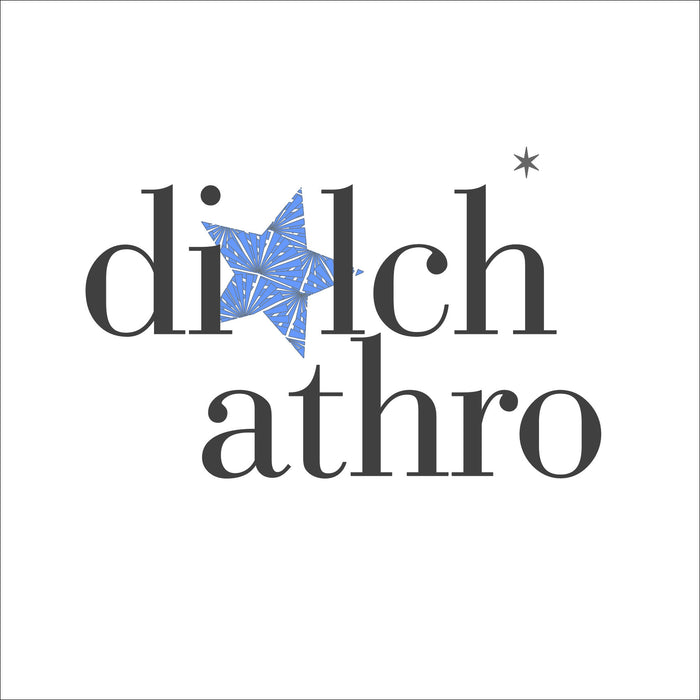 Thank you card 'Diolch Athro' male teacher