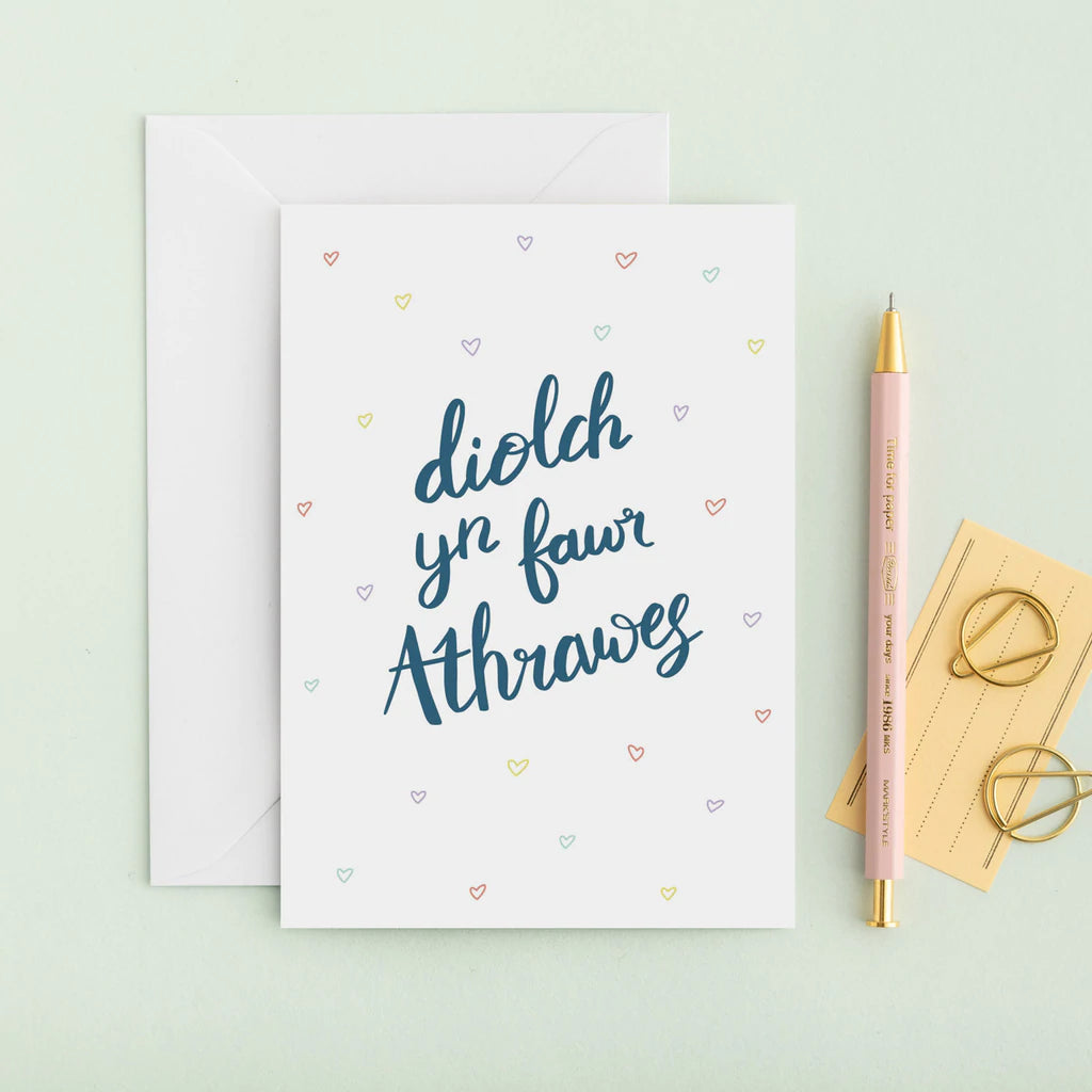Thank you teacher card &