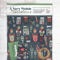 Christmas wrapping paper & tags - A Very Welsh Christmas