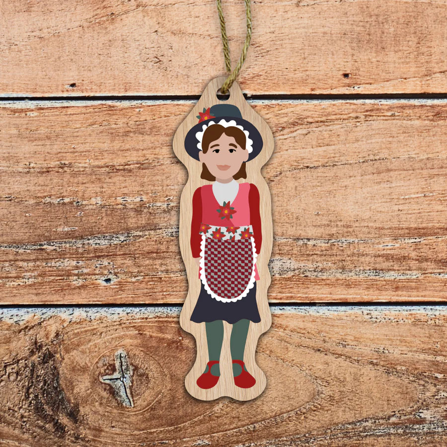 Wooden Christmas Decoration - Cadi
