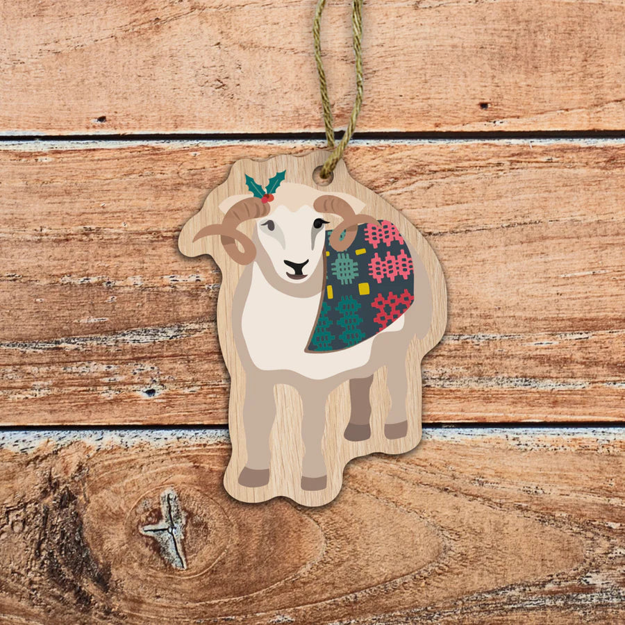 Wooden Christmas Decoration - Dewi