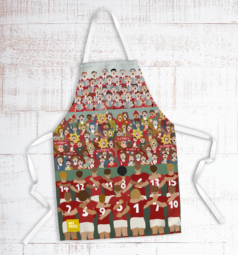 Rugby Game Day Apron