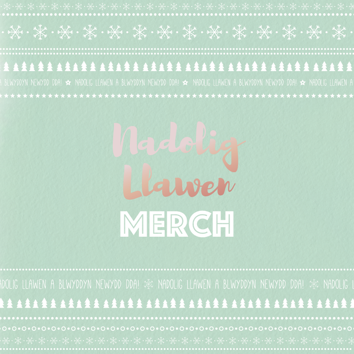 Christmas card 'Nadolig Llawen Merch' - Daughter