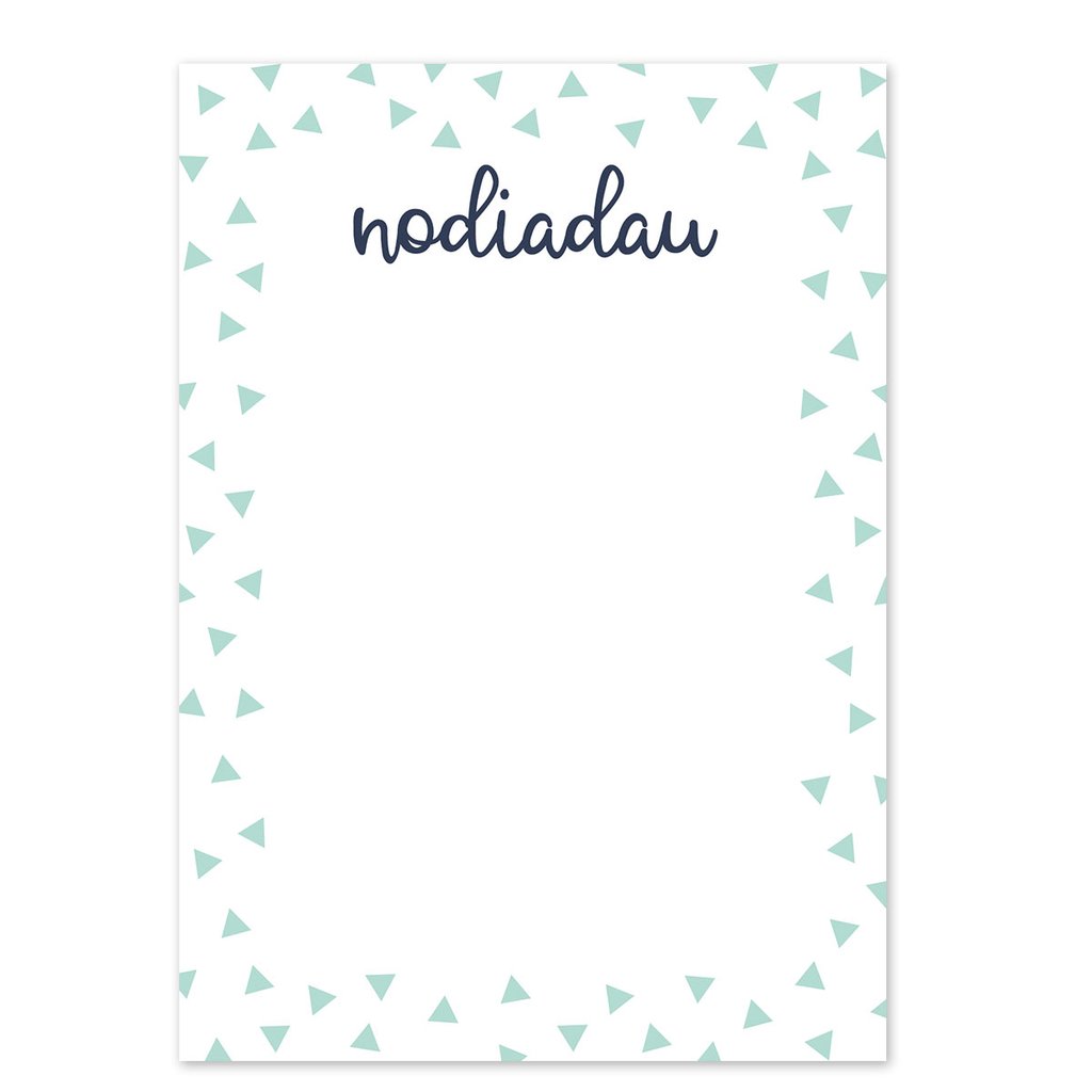 A6 Nodiadau note pad