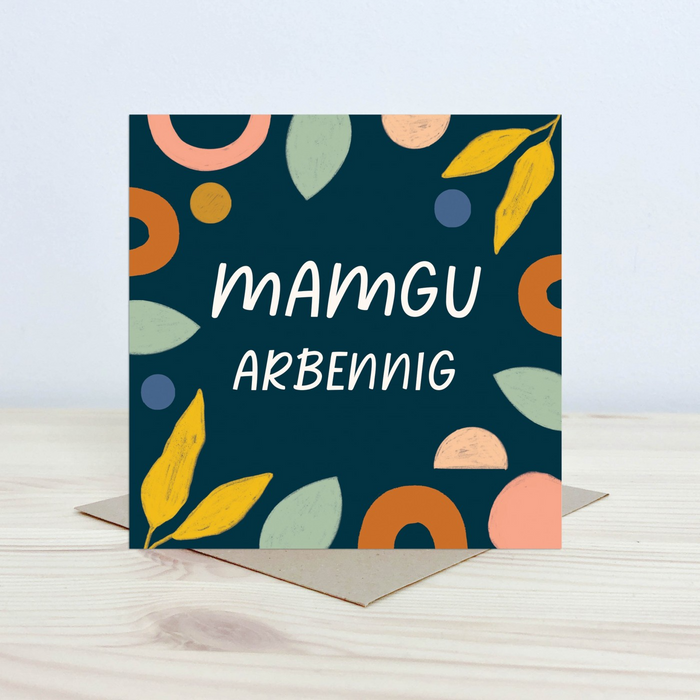 Mother's day card 'Mamgu Arbennig' special Gran
