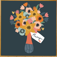Mother's day card 'Mamgu' Grandmother (south Wales)