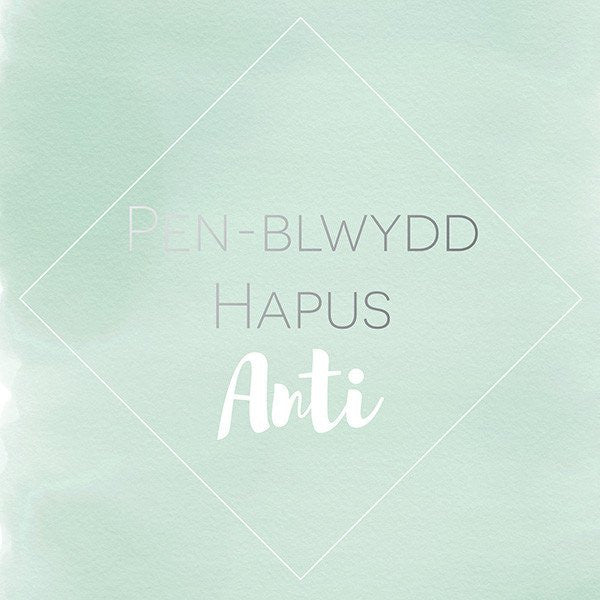 Birthday card 'Pen-blwydd hapus Anti' Aunt/Auntie