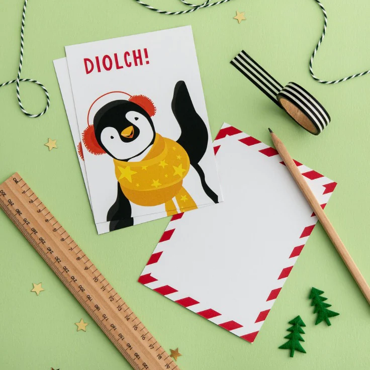Christmas thank you postcards &