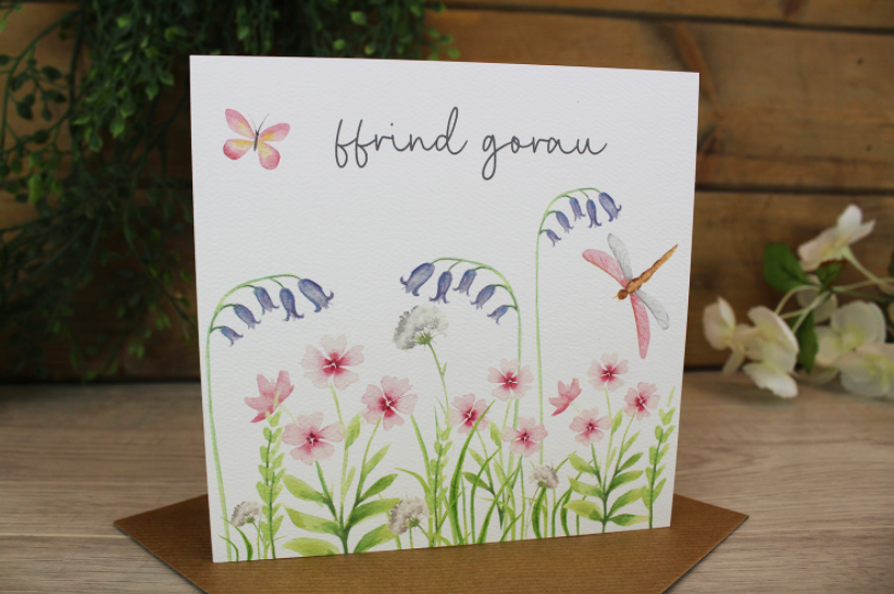 Greeting card 'Ffrind Gorau' best friend