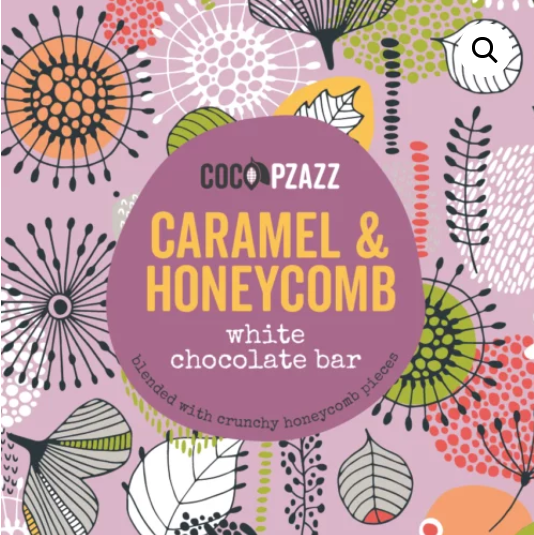 Caramel & Honeycomb White Chocolate Bar 80g