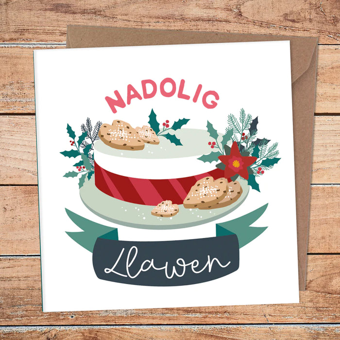 Christmas card  'Nadolig Llawen'