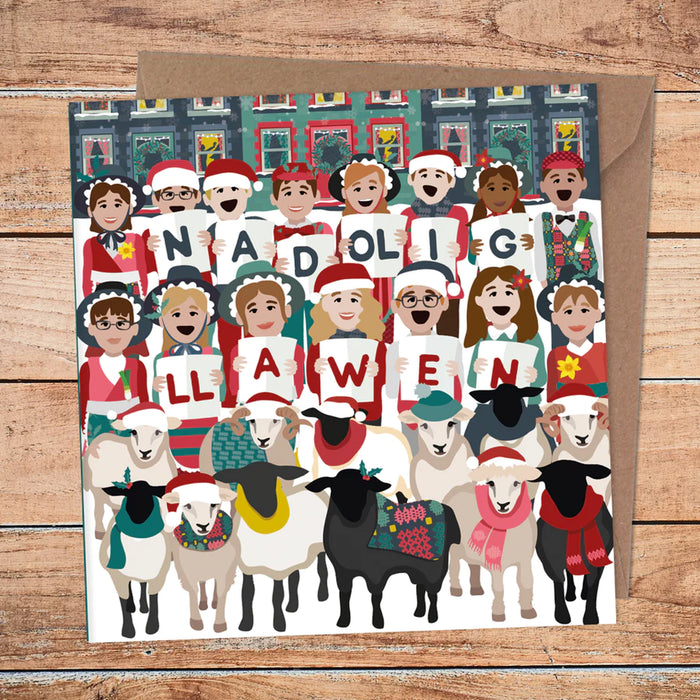 Christmas Card 'Nadolig Llawen'