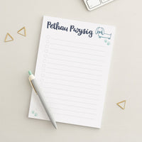 A5 'Pethau pwysig' list pad - Dachshund