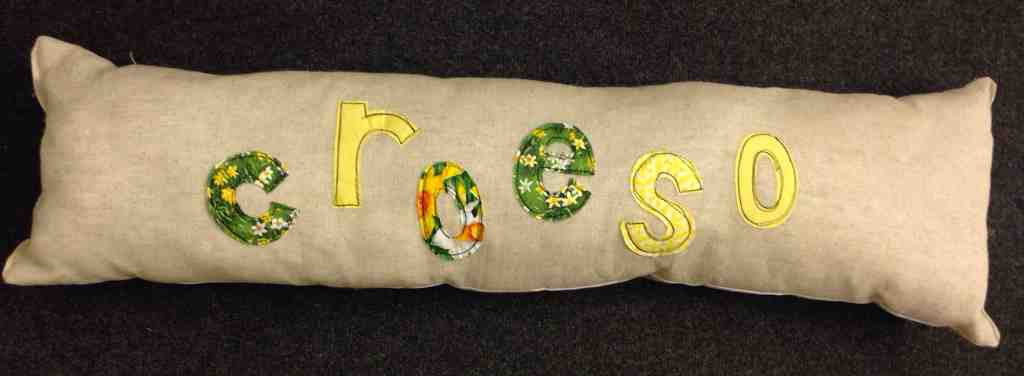 Hand-made draught excluder