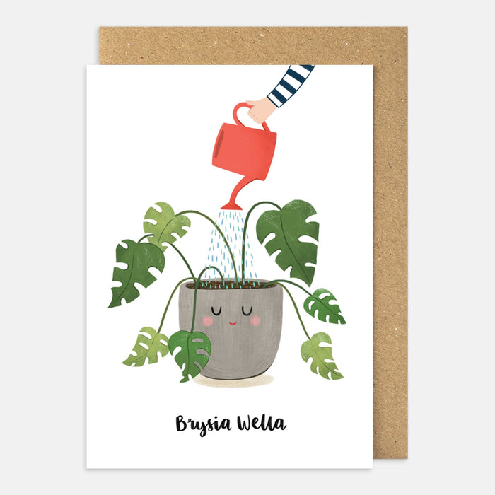 Get well soon card 'Brysia Wella' plant