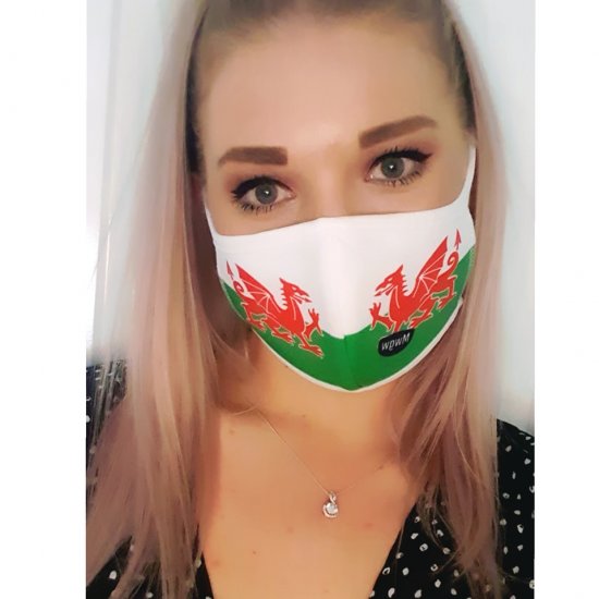 Mwgw Face Mask - Ddraig Goch