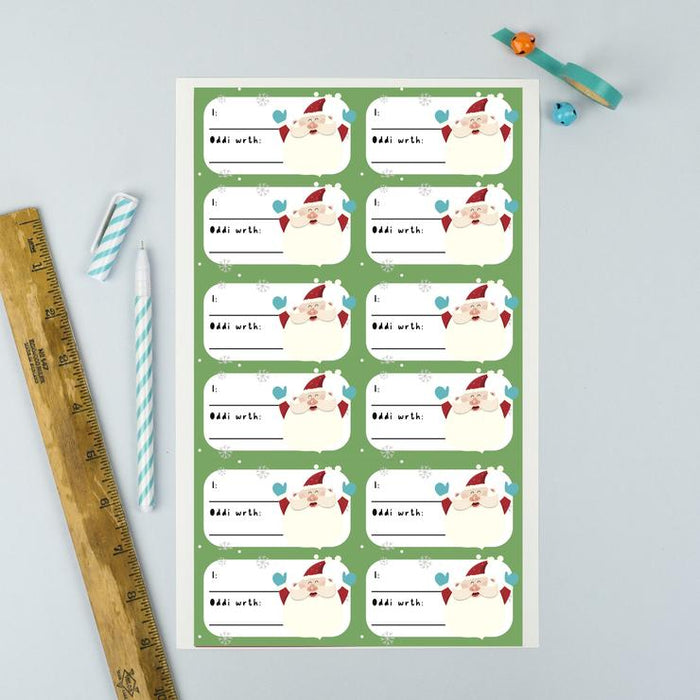 Gift labels / Stickers - Sion Corn / Father Christmas