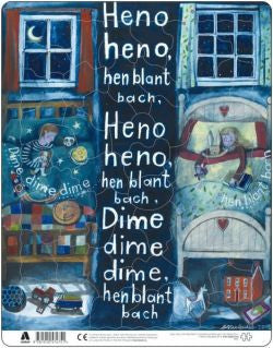 Jig-So Lizzie Spikes: Heno Heno Hen Blant Bach Jigsaw