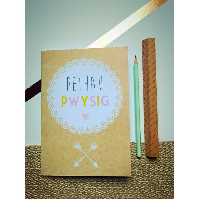 Pethau Pwysig notebook