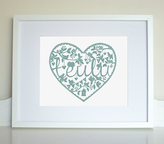 Teulu print