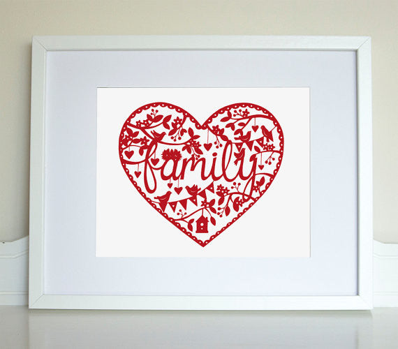 Teulu print