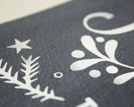 Nadolig Llawen a Blwyddyn Newydd Dda chalkboard print