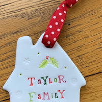 Hand-made Personalised Ceramic Decoration - Pre-order