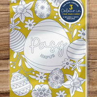 Easter cards 'Pasg hapus' colour your own - Pack of 3