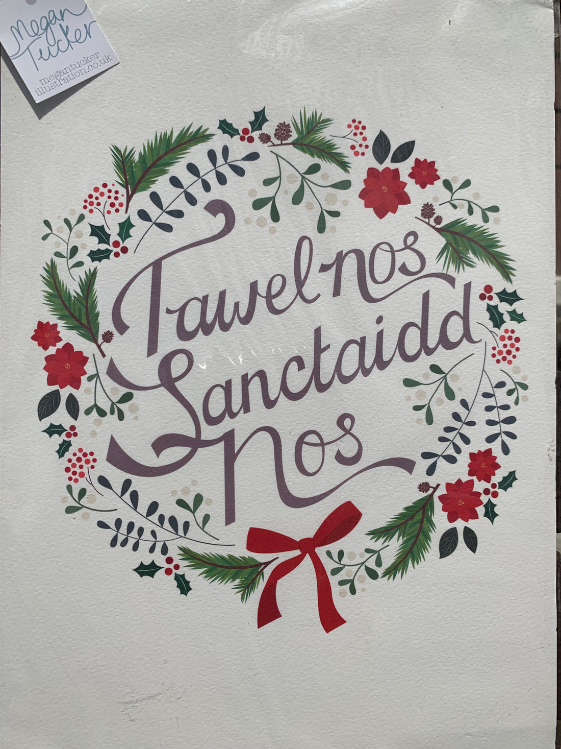 Tawel Nos Sanctaidd Nos Print
