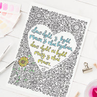 Welsh downloadable colouring page - Daw dydd y bydd mawr - DEC Cymru Ukraine