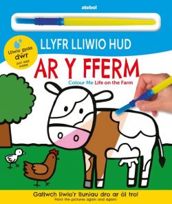 Llyfr Lliwio Hud - Ar y Fferm