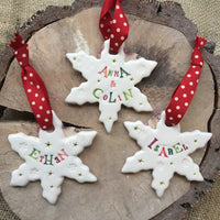 Hand-made Personalised Ceramic Decoration - Pre-order