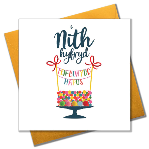 Welsh Birthday card &