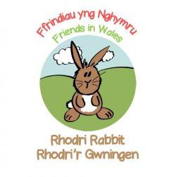 Ffrindiau yng Nghymru / Friends in Wales: Rhodri'r Gwningen / Rhodri Rabbit *