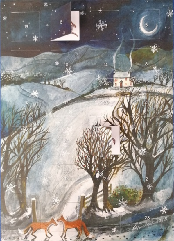 A4 Foxes & Snowflakes Advent Calendar