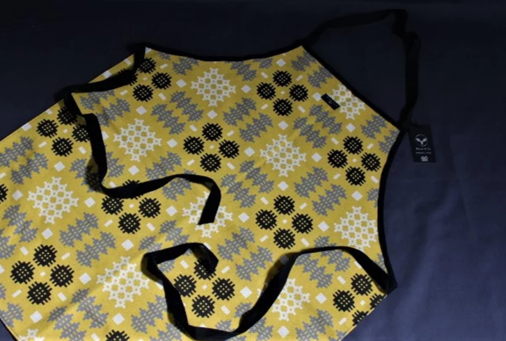 Welsh Blanket Print Apron