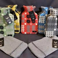 Welsh Blanket Print Hot Water Bottle