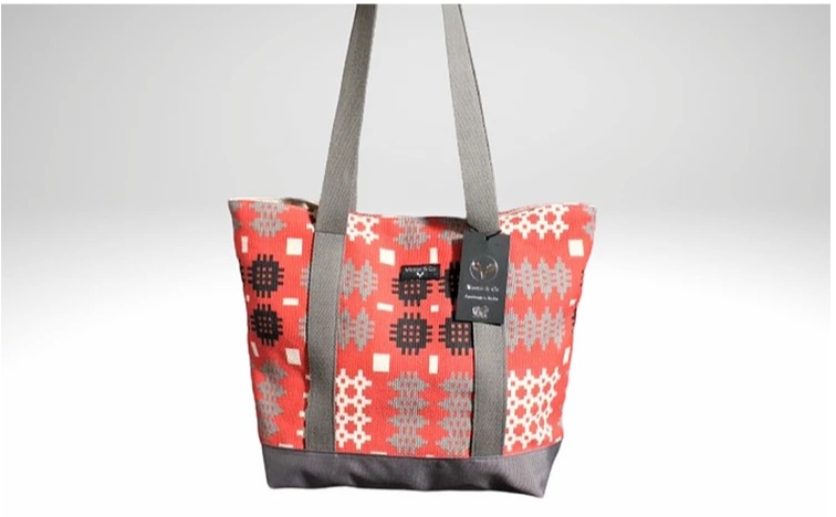 Welsh Blanket Print Shoulder Bag