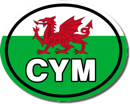 Cym Red Dragon Sticker