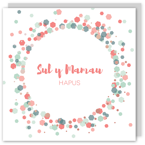 Mother's day card 'Sul y Mamau Hapus'