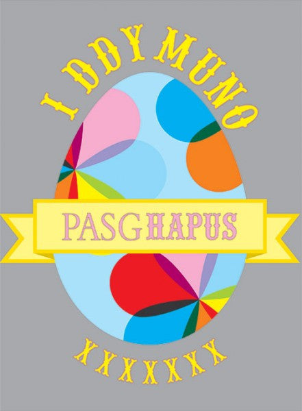 Easter card 'I Ddymuno Pasg Hapus' easter egg